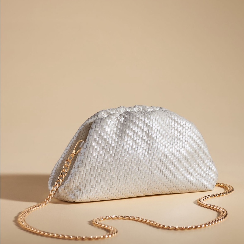 Anthropologie Maeve The Frankie Mini Clutch- pearl
Bridal clutch